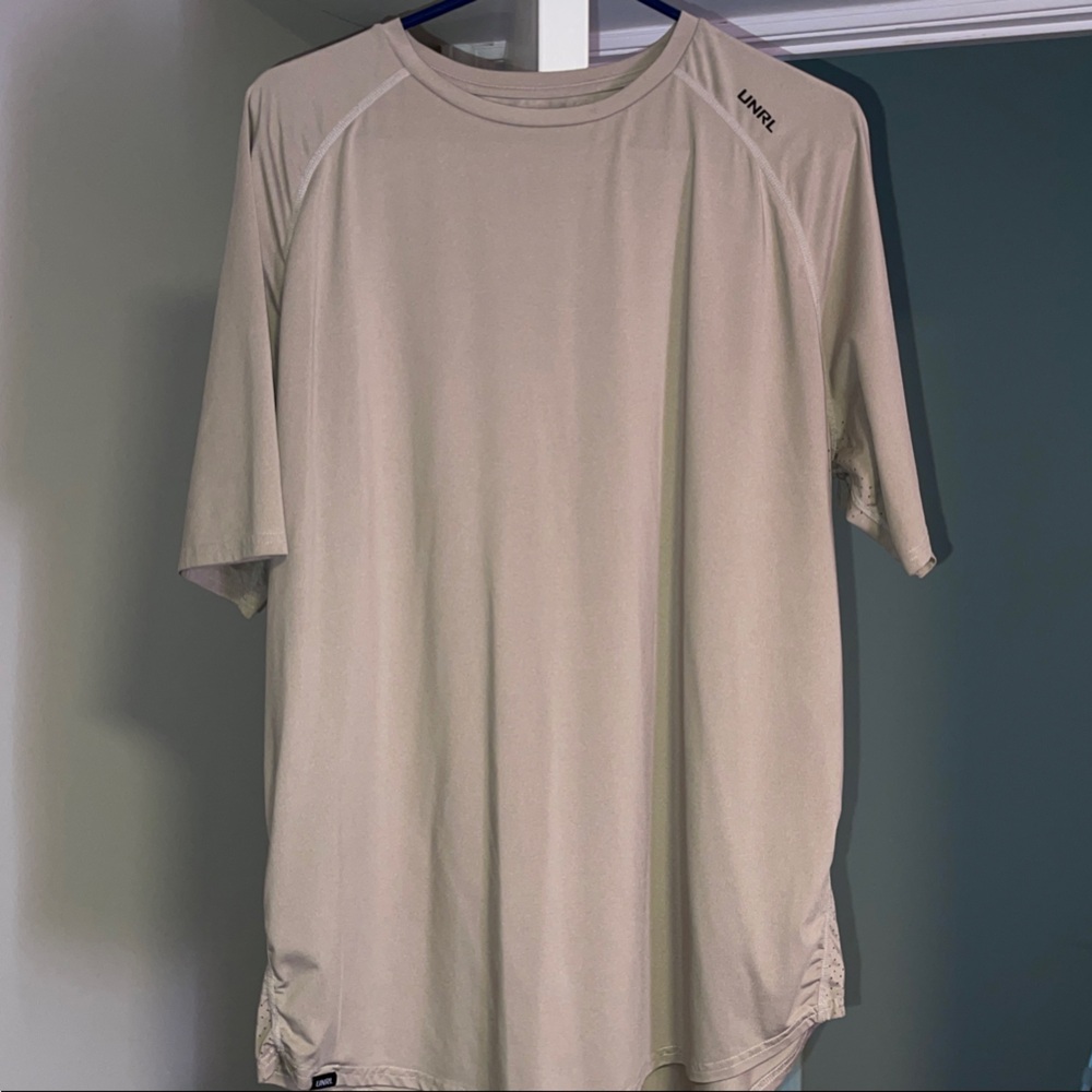 UNRL Beige Athletic Shirt